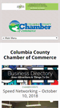 Mobile Screenshot of columbiachamber-ny.com
